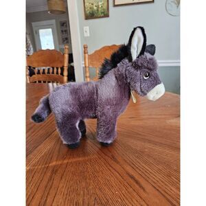 Aurora Miyoni Tots Donkey Foal Aurora 26285 Plush Stuffed Animal Toy 12" Mule